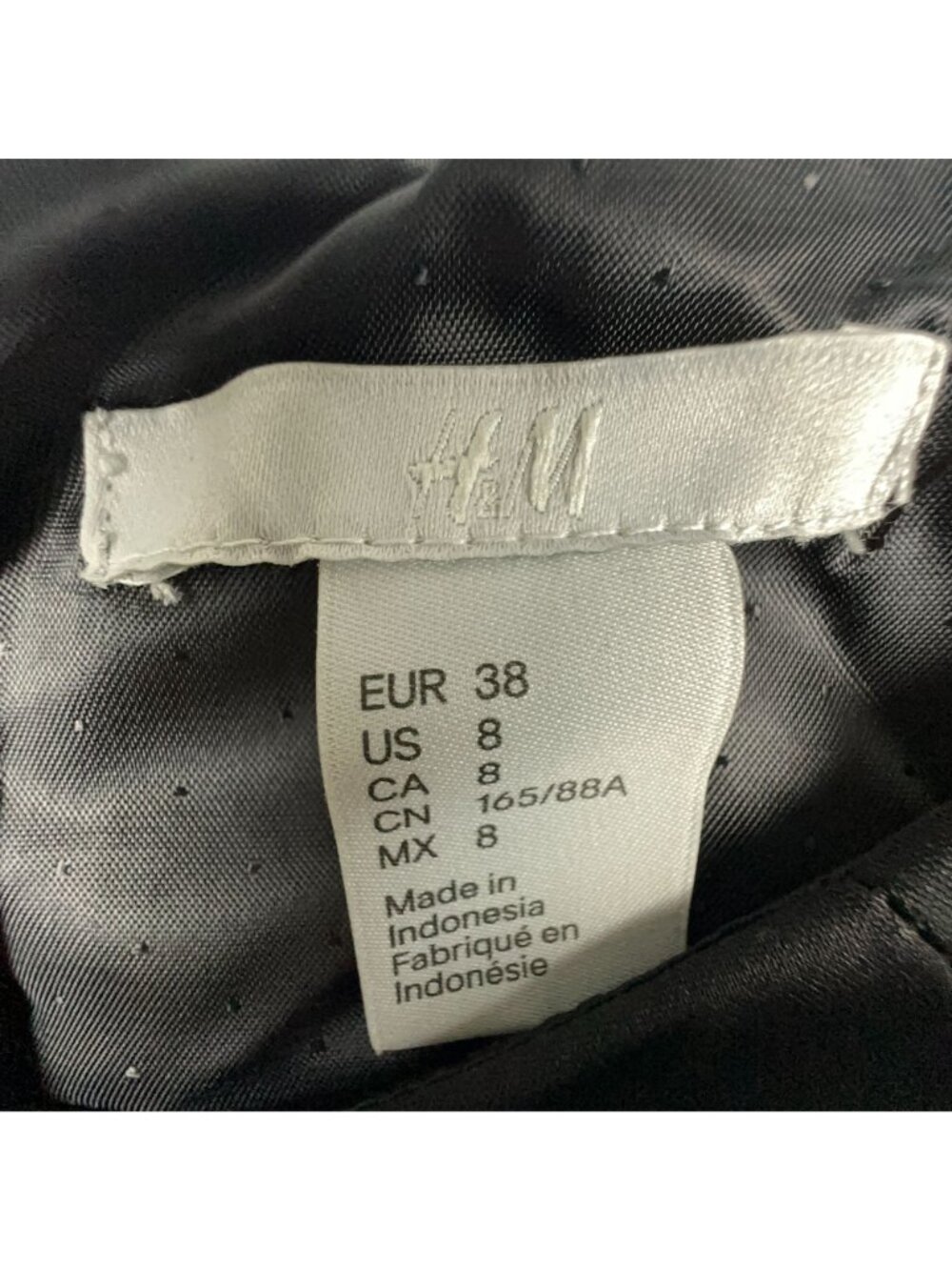 H&M Sheath Dress Size 8 Black  Sleeveless Zipper Back Boat Neck - Picture 5 of 10